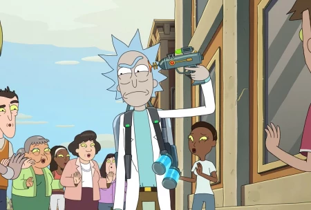 Кадры из мультсериала Рик и Морти