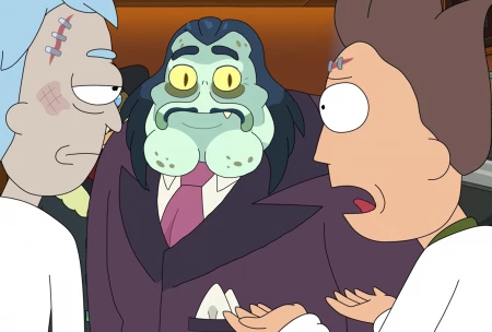 Кадры из мультсериала Рик и Морти
