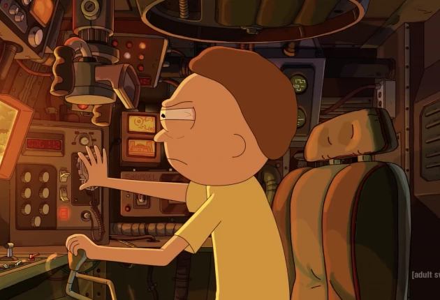 Кадры из мультсериала Рик и Морти