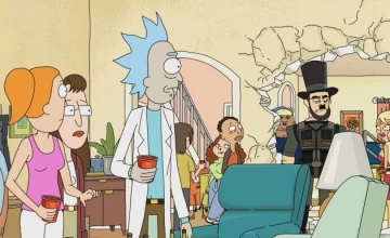 Кадры из мультсериала Рик и Морти