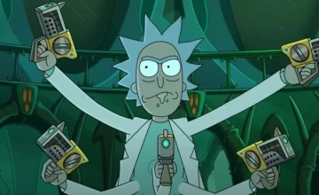 Кадры из мультсериала Рик и Морти
