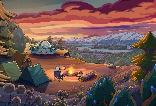 Кадры из мультсериала Рик и Морти