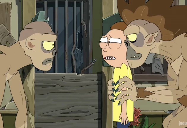 Кадры из мультсериала Рик и Морти