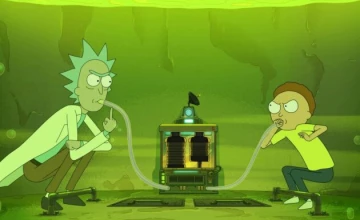 Кадры из мультсериала Рик и Морти